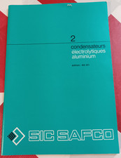 ancien catalogue SIC SAFCO condensateurs electrolytiques aluminium