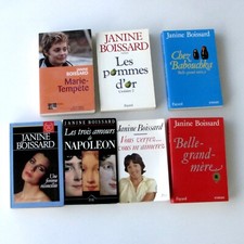 lot 7 livres du même auteur Janine Boissard Grand formats Marie tempête-Napoléon