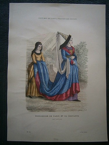 Gravures costumes paris - ,