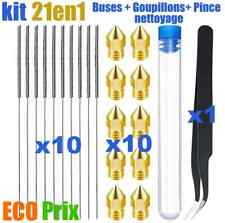 Lot Buse MK8 1.75mm de Ø 0.1 à 0.8 imprimante Printer 3D Nozzle Extruder Anet