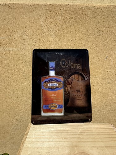 Plaque publicitaire rhum - plaque,