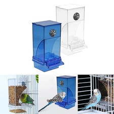 Perruche Ondulée Oiseau Nourriture Boite Anti-éclaboussure Automatic Mangeoire