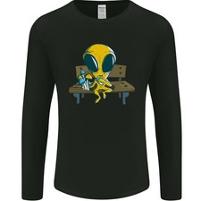 An Extraterrestre Nourriture Magique Champignons Lsd Hommes Long Manche T-Shirt