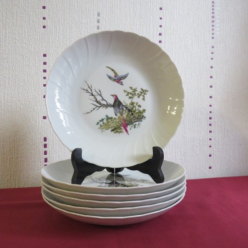 Assiettes creuse porcelaine - 6,