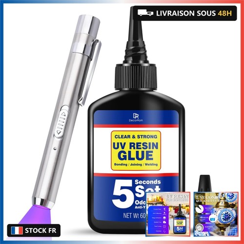 Kit résine 60g - avec, lampe