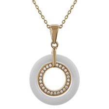 Collier Plaqué OR, Céramique