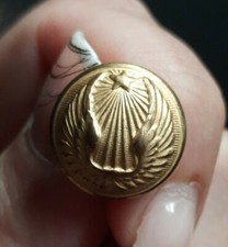 N14K bouton d'uniforme ancien aviation 16mm doré militaire armée de l'air 