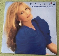 DALIDA Le sixième jour avec pochette album disque 33 tours vinyle