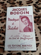 BODOIN Jacques : Monologues et