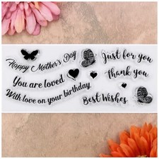 Tampons transparents « Happy