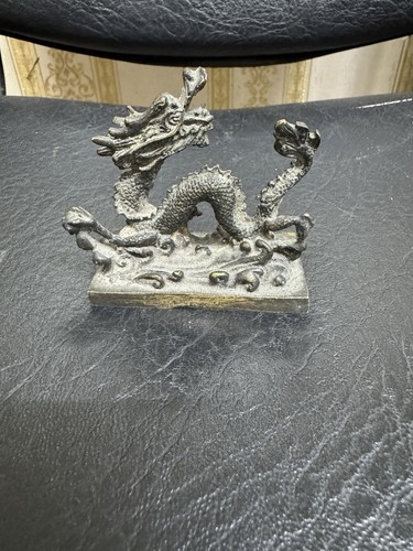 Vintage chinese bronze - bronze, dragon
