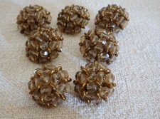 7 vintage anciens boutons