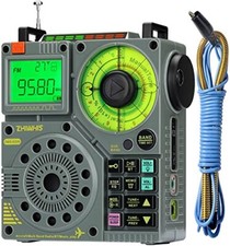 ZHIWHIS Bluetooth Speaker BCL Shortwave Radio Air Band Receiver ZWS-A320