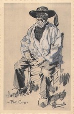 CP ILLUSTREE SIGNEE HOMUALK PONT-CROIX COSTUME - 62789