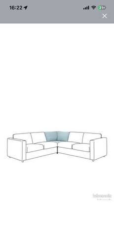 Vimle housse angle - vimle, d’angle