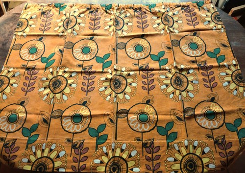Rideaux vintage tissu grand - vintage,