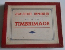 ANCIENS TAMPONS TIMBRIMAGE JEAN PIERRE AUTOMOBILES 2CV TRACTION 203 SIMCA 4CV