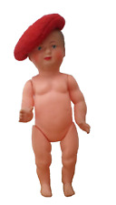 5⚜️ Jouet Ancien Mini Poupon Petit Colin Baigneur Tête D'aigle Hauteur 9 Cm