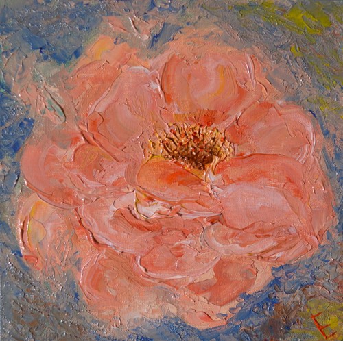 Petite peinture huile - petite, à
