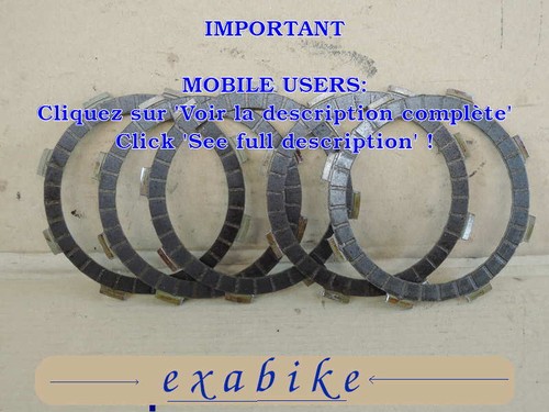 Disques garnis embrayage - disques, d'embrayage