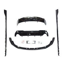 Kit spoiler diffuseur avant arrière becquet noir brillant BMW série 1 F40 pack M