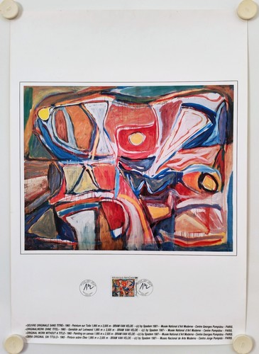 Affiche bram van - affiche, velde