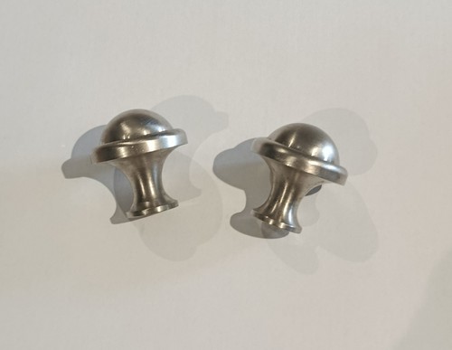 Lot boutons tiroir inox - lot, 2