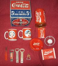COCA COLA MUSIC PORTE CLE DECAPSULEUR MURAL MUG BOITE PAIN PORTEFEUILLE CENDRIER