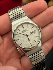Seiko Grand Quartz 4843-8050, vintage quartz, diamond dust dial