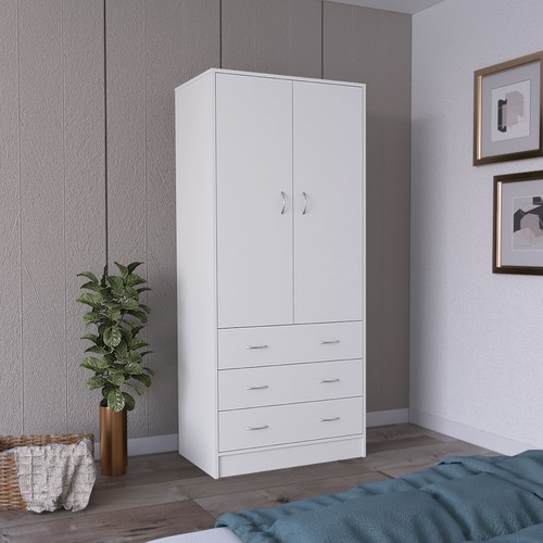 White armoire 2 - 71", h,