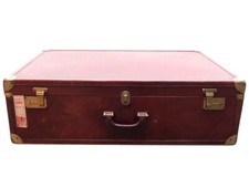 VINTAGE MALLE BOTTEGA VENETA EN CUIR MARRON HAVANE VALISE LEATHER TRUNK