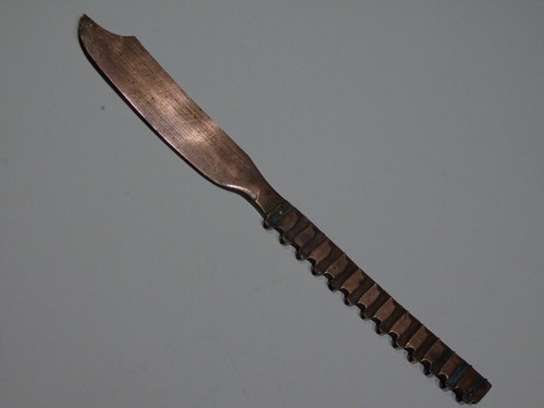 Coupe papier cuivre gravé - cuivre,