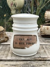 Pot à pharmacie ancien en porcelaine - Vieux Paris XIXème ?