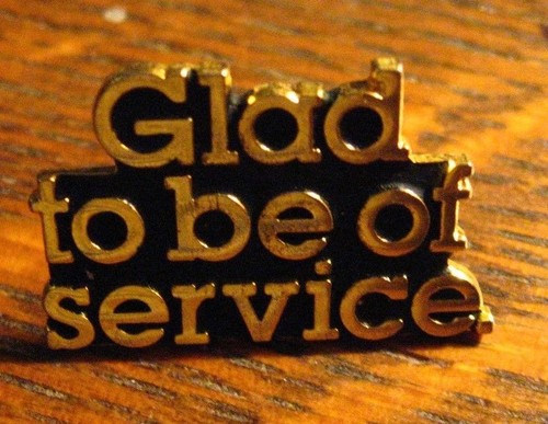 Glad service tie tack - to,