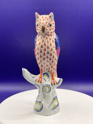Figurine herend hibou - figurine,