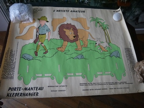 Affiche poster vintage herge - affiche,