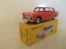 DINKY JUNIOR 101 PEUGEOT 404 BRICK ORANGE ISSUE MIB 9 EN BOITE BRIQUE ORANGELOOK