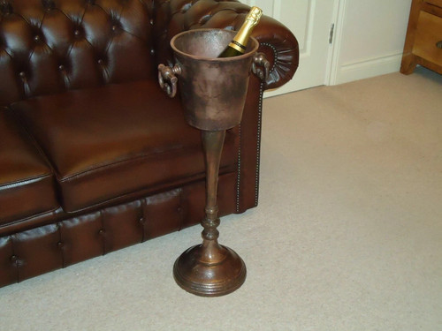 Seau glace ancien finition - glace,