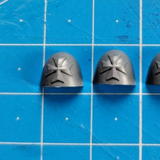 BT Crusader Bits Neophyte Shoulder Pad x2 Primaris Scout Black Templars 40k Bitz