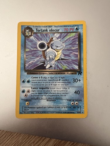 Carte pokémon tortank - pokémon,