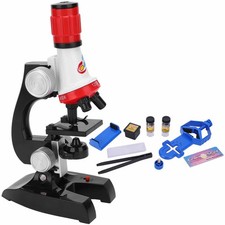 100X-400X-1200X Kid Children Microscope Set LED Biological Microscope