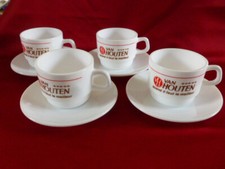 4 Grandes Tasses+4 sous tasses
