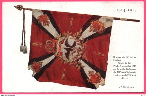 1914 militaire drapeau 36e - militaire, du