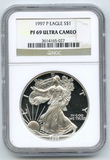 Dollar En Argent Preuve 1 Oz