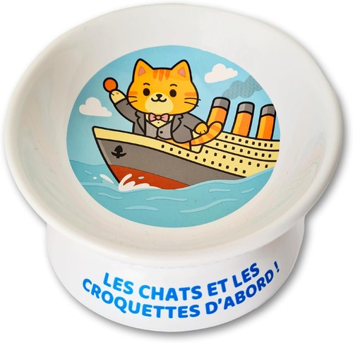 Gamelle humoristique pour - , chat