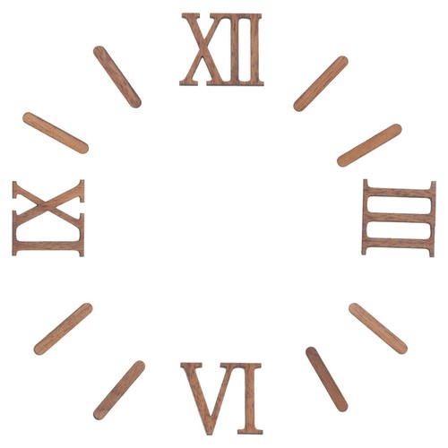 Chiffres horloge bois - chiffres,