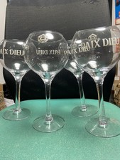 4 Verres Bière Paix Dieu 0,50