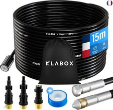 KLABOX Deboucheur Canalisation Haute Pression 15m | Furet Karcher Compatible