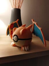 Pokéball Pokémon Dracofeu Impression 3D, Diamètre 7cm, Neuf