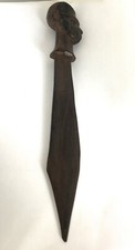 COUPE PAPIER EN BOIS D'EBENE